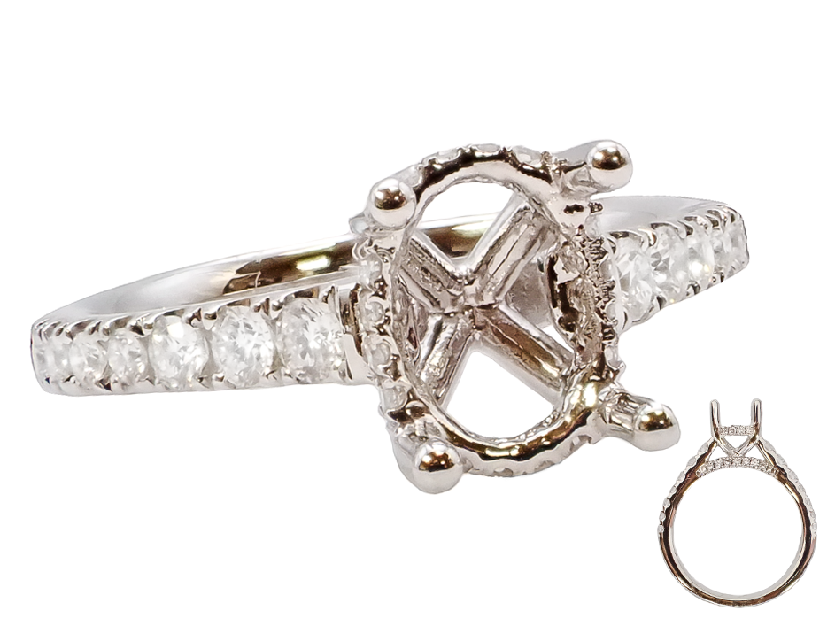 Diamond Semi-Mount Ring