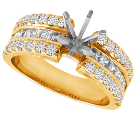 Diamond Semi-Mount Ring