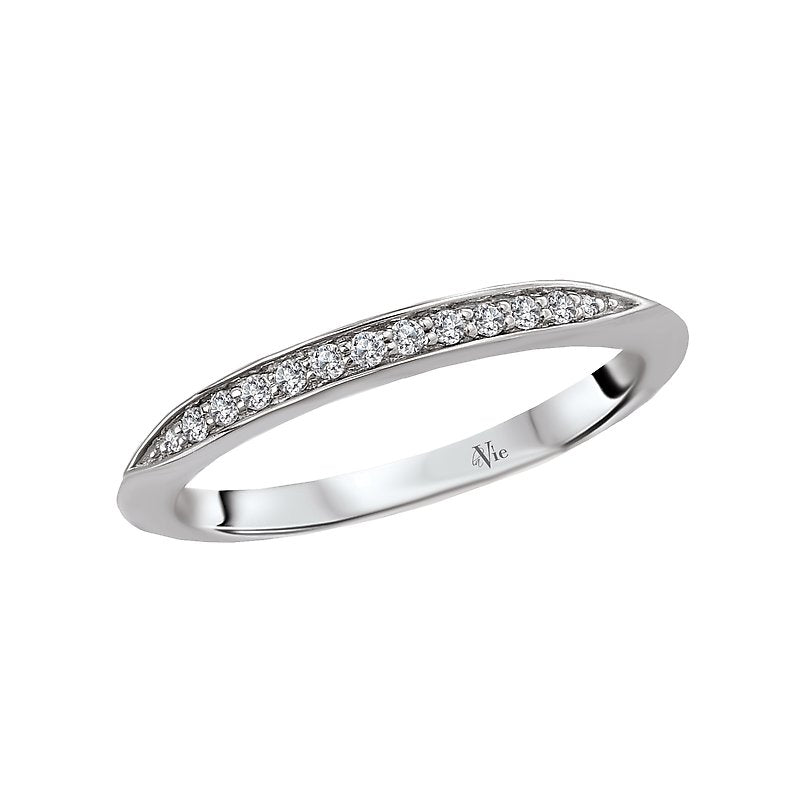 Vintage 14 Karat White Wedding Band