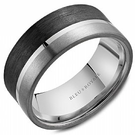 Precious Metal (No Stones) Wedding Bands - Men'