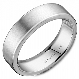 Precious Metal (No Stones) Wedding Bands - Men'