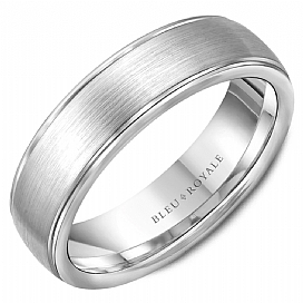 Precious Metal (No Stones) Wedding Bands - Men'