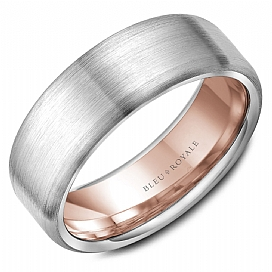 Precious Metal (No Stones) Wedding Bands - Men'