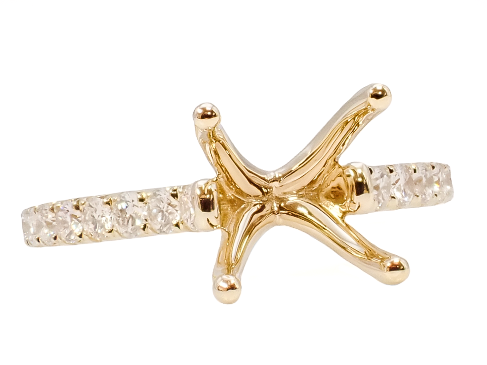 Diamond Semi-Mount Ring