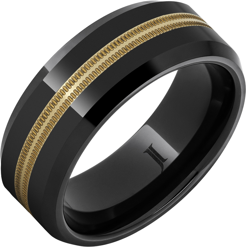 Precious Metal (No Stones) Wedding Bands - Men'