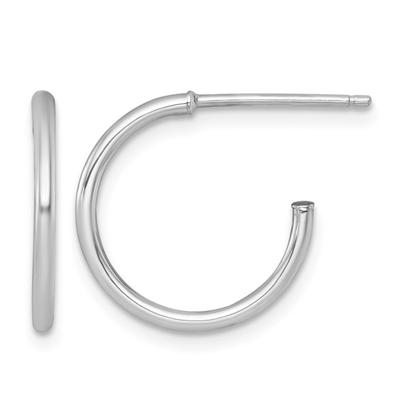 Precious Metal (No Stones) Earring