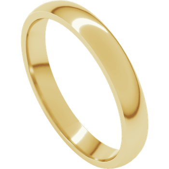 Precious Metal (No Stones) Wedding Bands - Women'