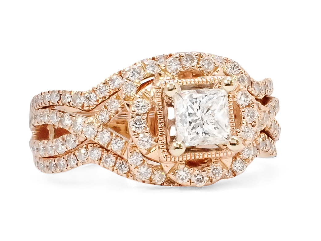 DIAMOND WEDDING SET RING