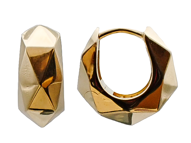 Precious Metal (No Stones) Earring