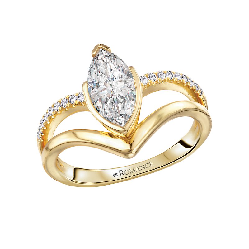 Diamond Semi-Mount Ring