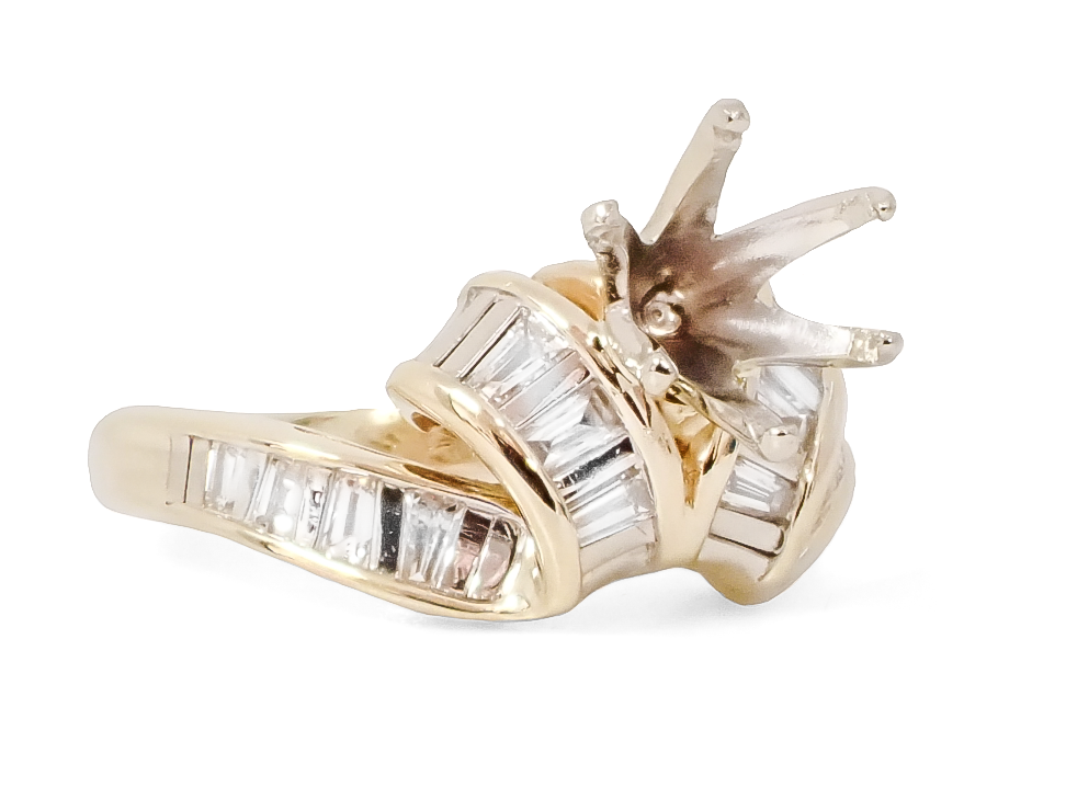 DIAMOND SEMI MOUNT RING