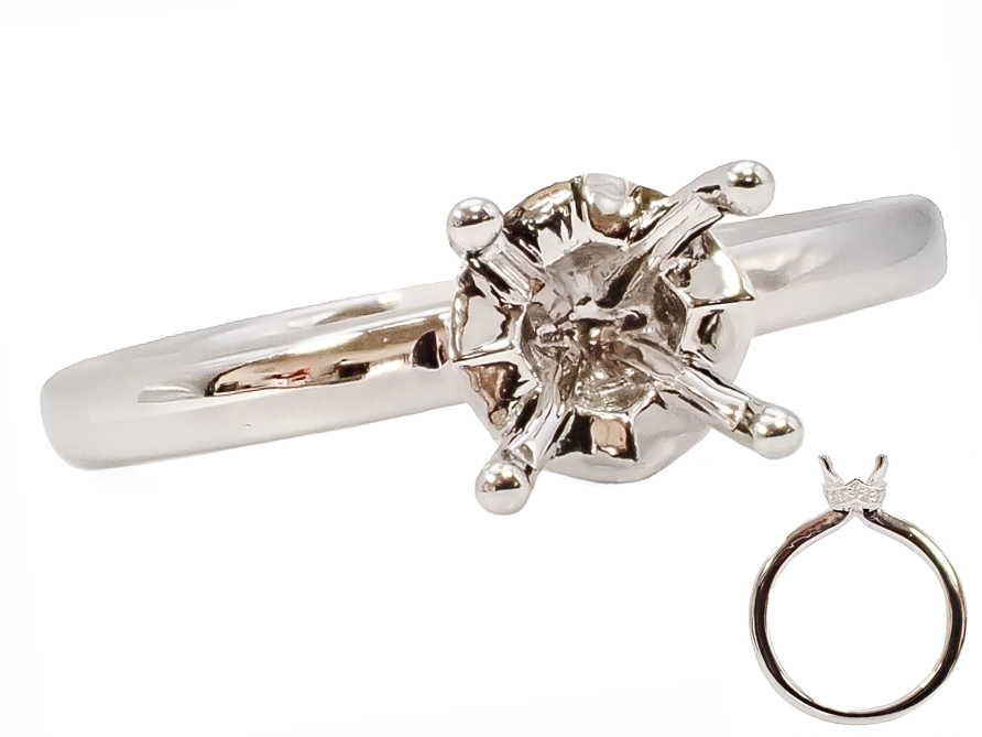 Diamond Semi-Mount Ring