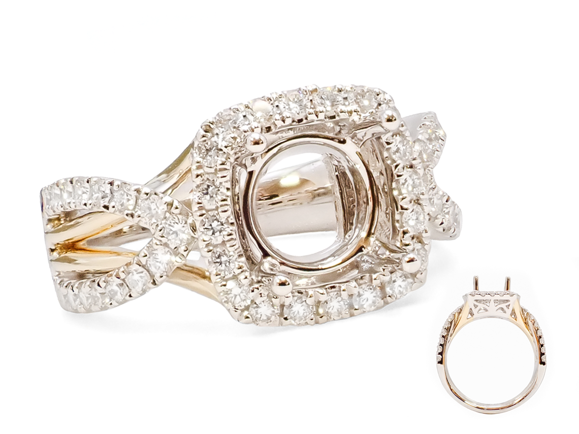 Diamond Semi-Mount Ring