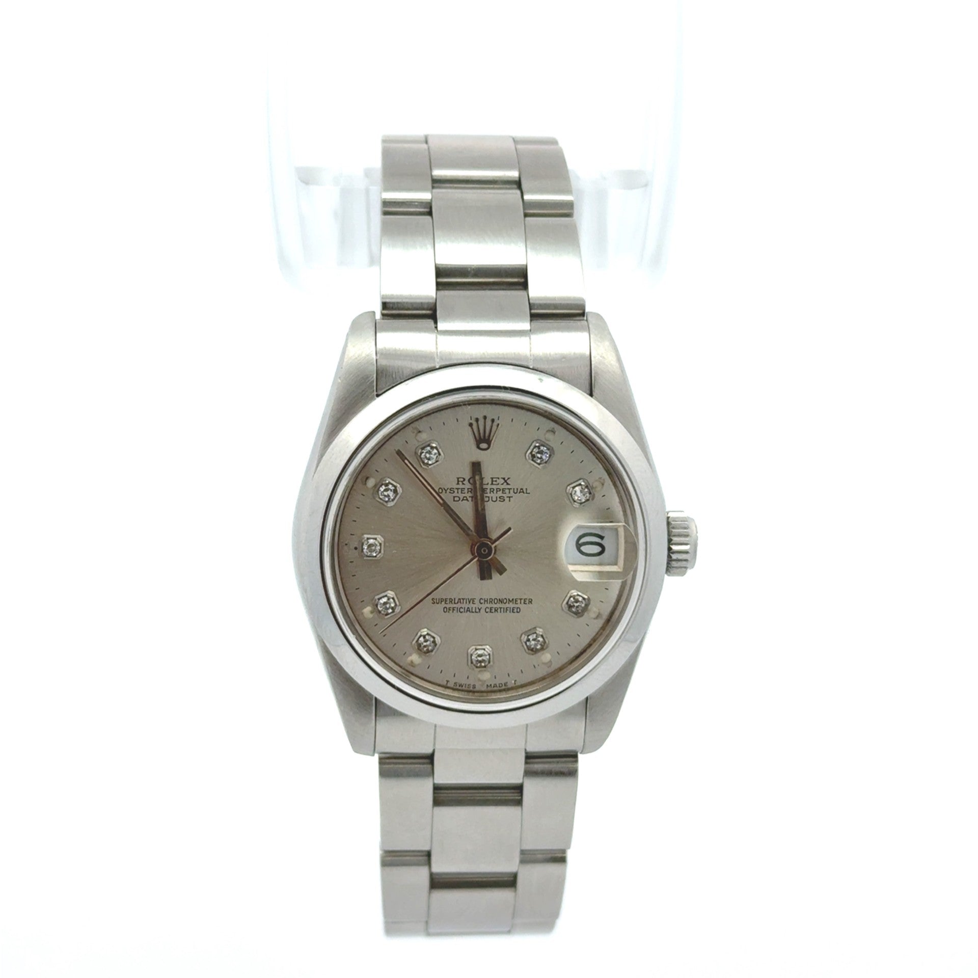 LADIES ROLEX DATEJUST MODEL #68243 1995 31MM