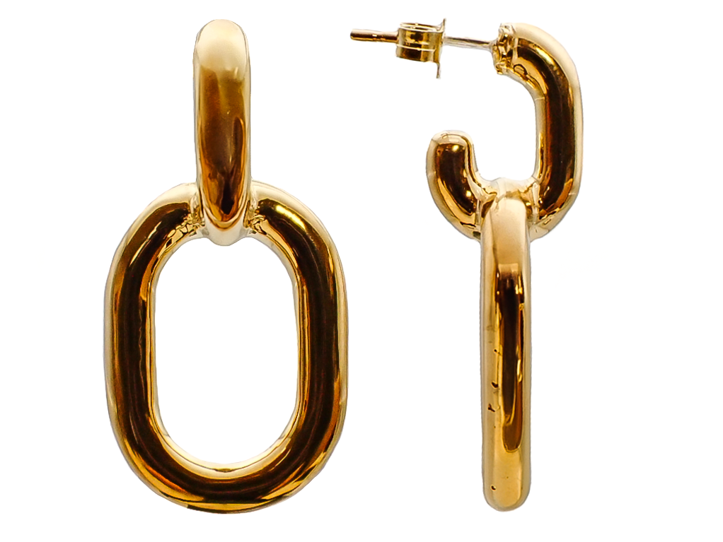 Precious Metal (No Stones) Earring