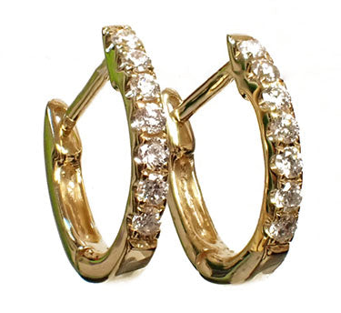 Hoop 14 Karat Yellow Earrings