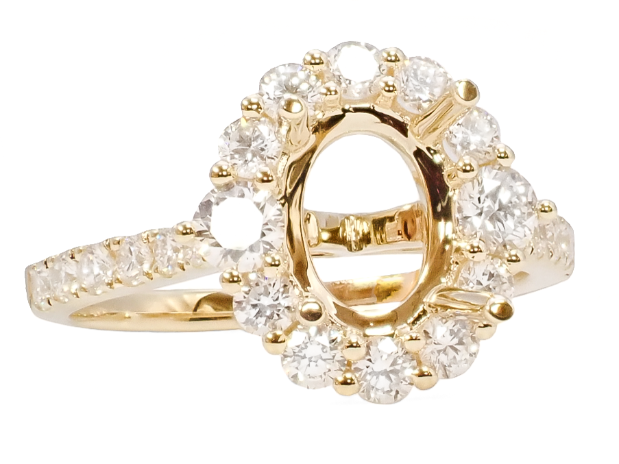 Diamond Semi-Mount Ring