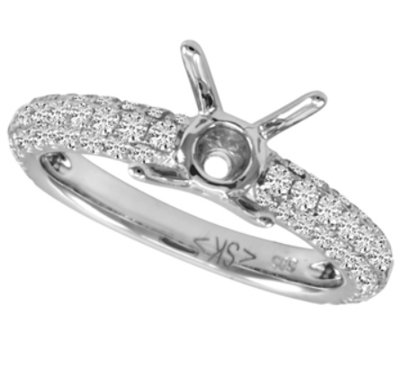 Diamond Semi-Mount Ring