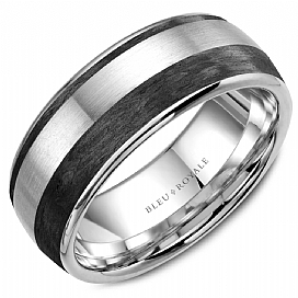 Precious Metal (No Stones) Wedding Bands - Men'