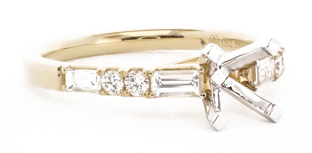 Diamond Semi-Mount Ring