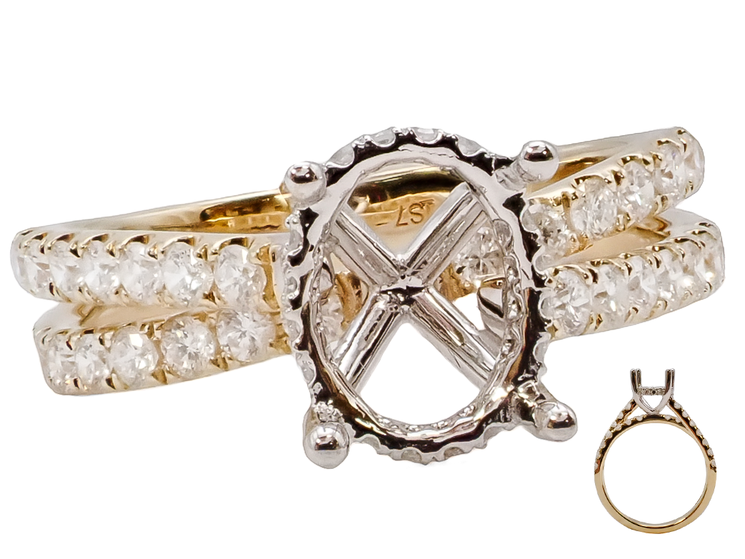 Diamond Semi-Mount Ring