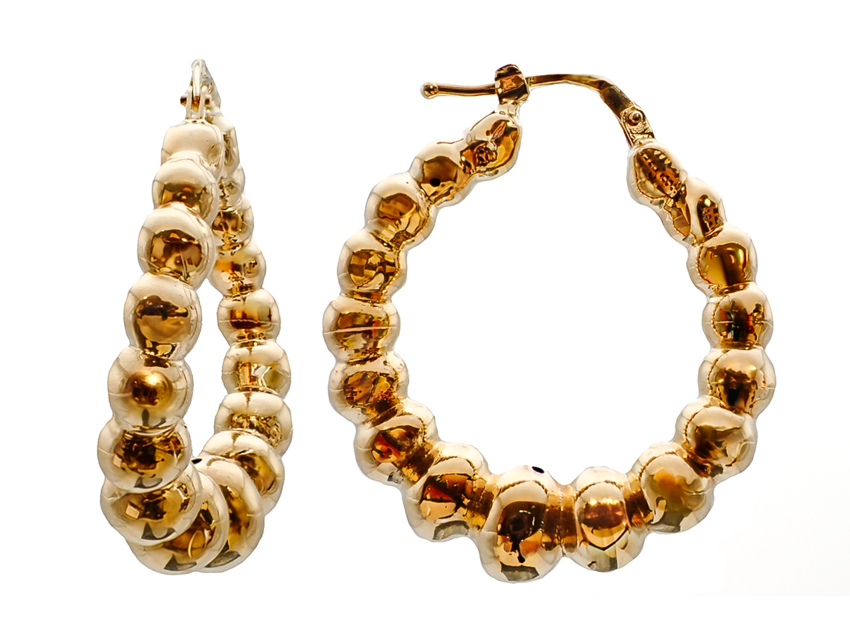 Precious Metal (No Stones) Earring