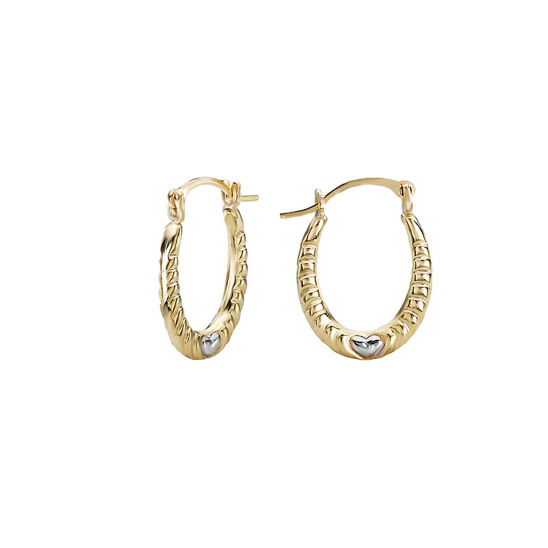 Precious Metal (No Stones) Earring