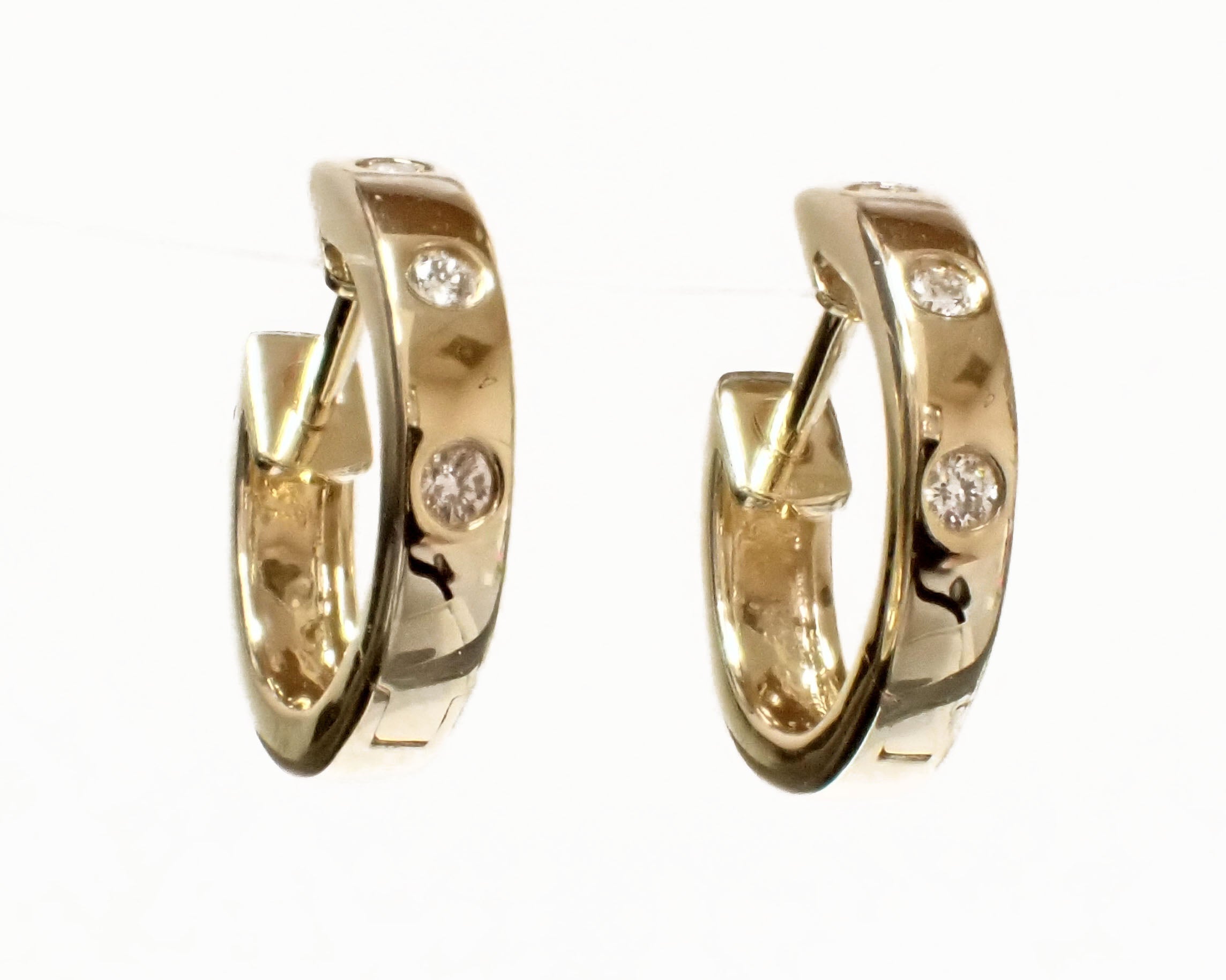 Hoop 14 Karat Yellow Earrings