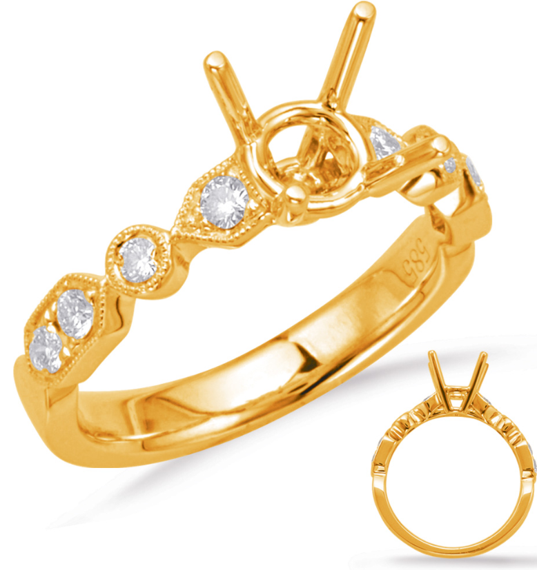 Diamond Semi-Mount Ring