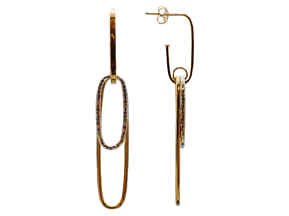 Precious Metal (No Stones) Earring