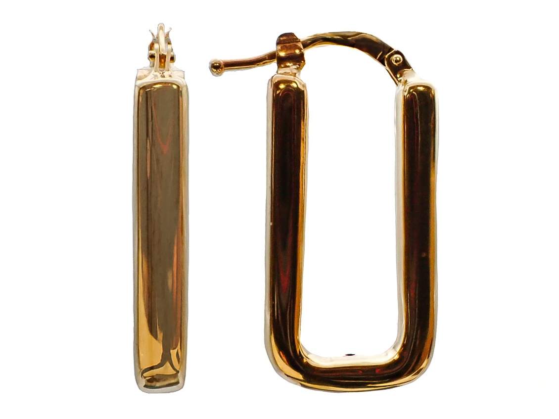 Precious Metal (No Stones) Earring