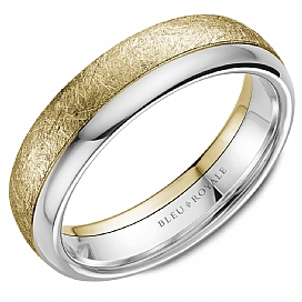 Precious Metal (No Stones) Wedding Bands - Men'