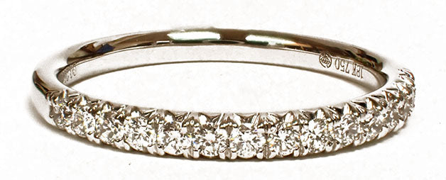 Prong Set 18 Karat Yellow Wedding Band