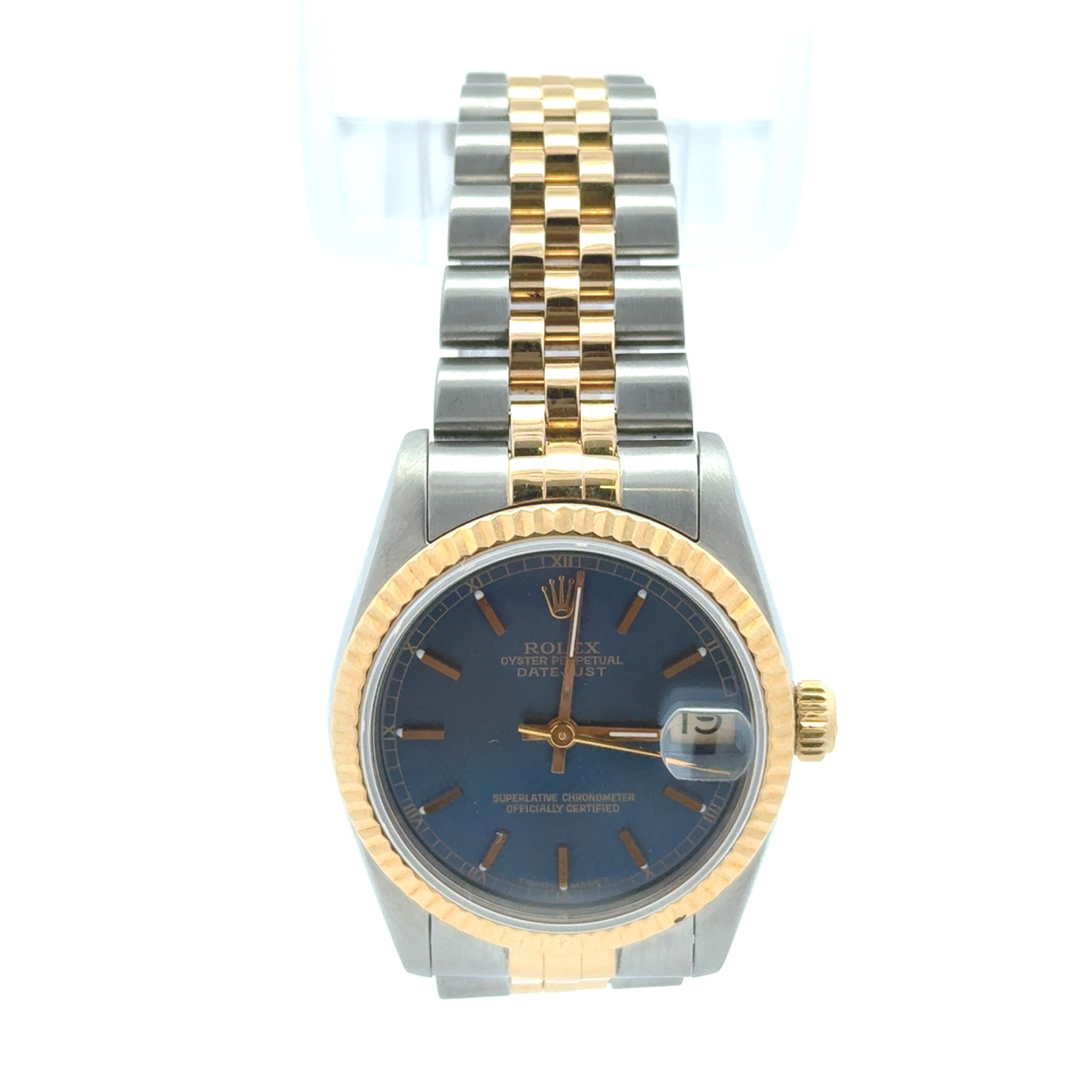 LADIES ROLEX DATEJUST MODEL #68243 1995 31MM
