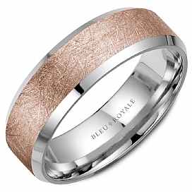Precious Metal (No Stones) Wedding Bands - Men'