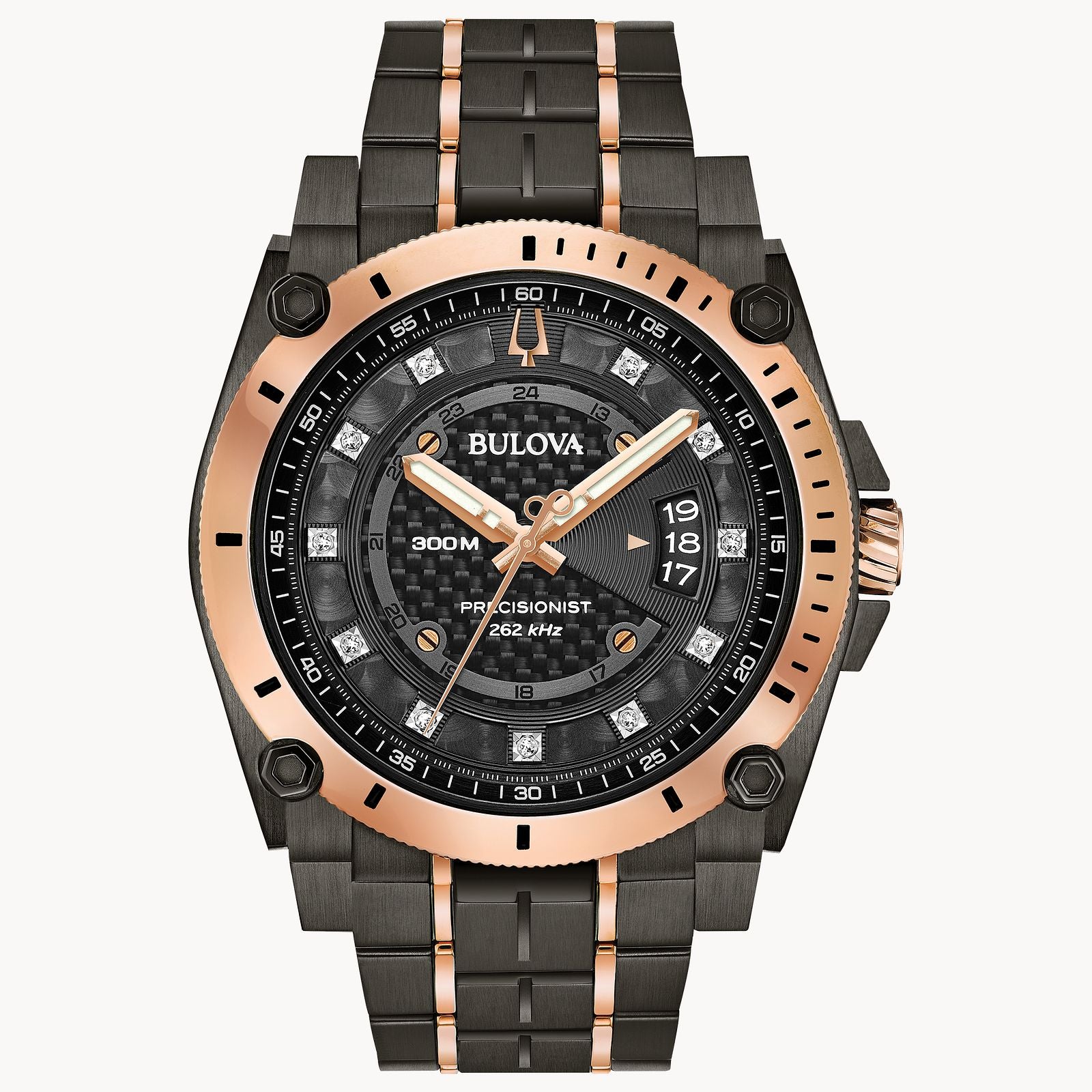 GENTS BULOVA PRECISIONIST TWO TONE 300M WATCH