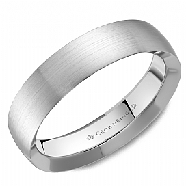 Precious Metal (No Stones) Wedding Bands - Men'