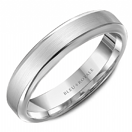 Precious Metal (No Stones) Wedding Bands - Men'