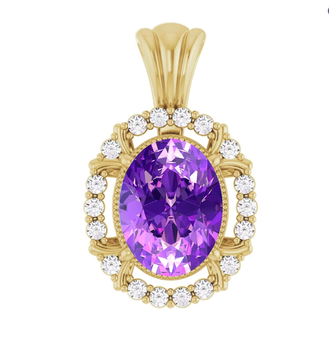 Colored Stone Pendant