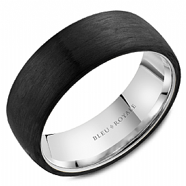 Precious Metal (No Stones) Wedding Bands - Men'