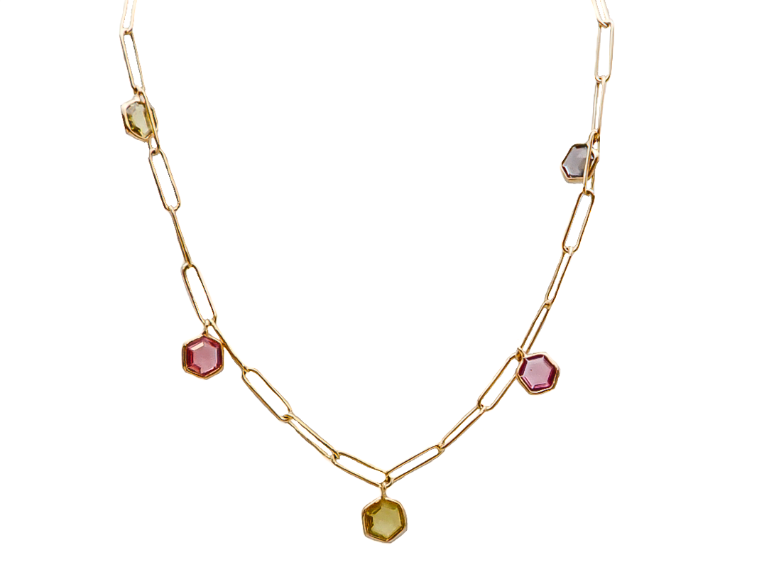 Colored Stone Necklace
