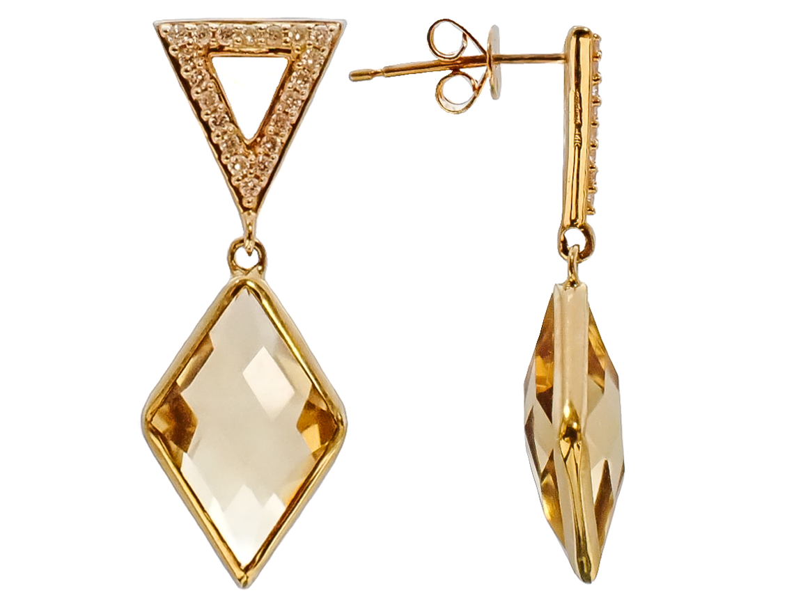 Colored Stone Earring