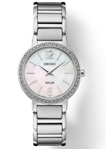 LADIES SEIKO SOLAR MOTHER OF PEARL DIAL