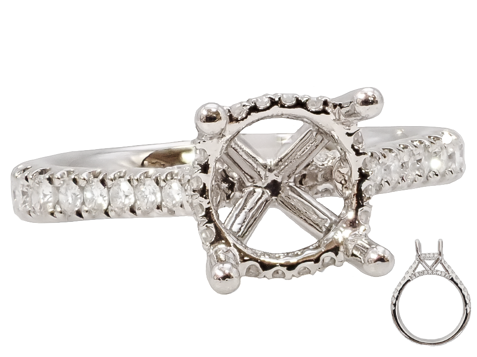 Diamond Semi-Mount Ring