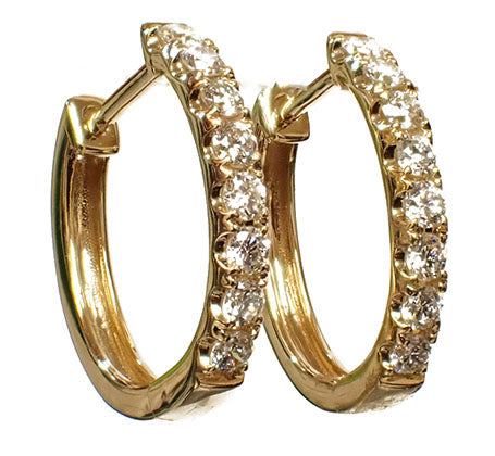 Hoop 14 Karat Yellow Earrings
