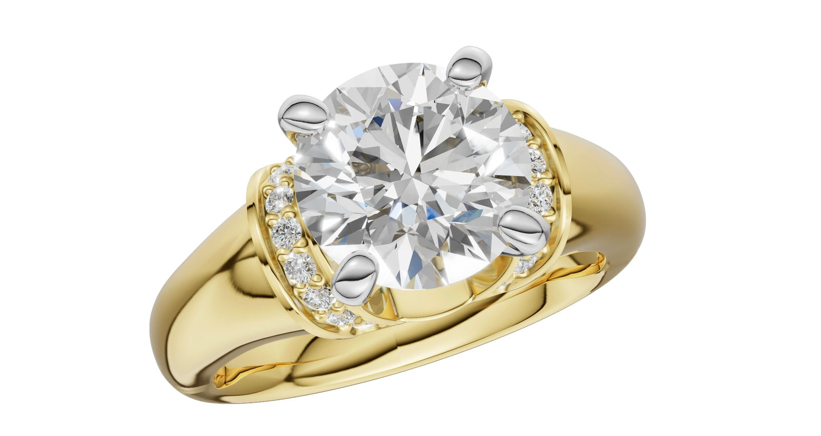 Diamond Semi-Mount Ring