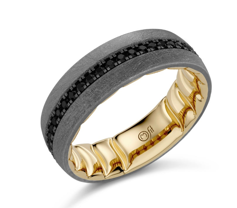 Precious Metal (No Stones) Wedding Bands - Men'