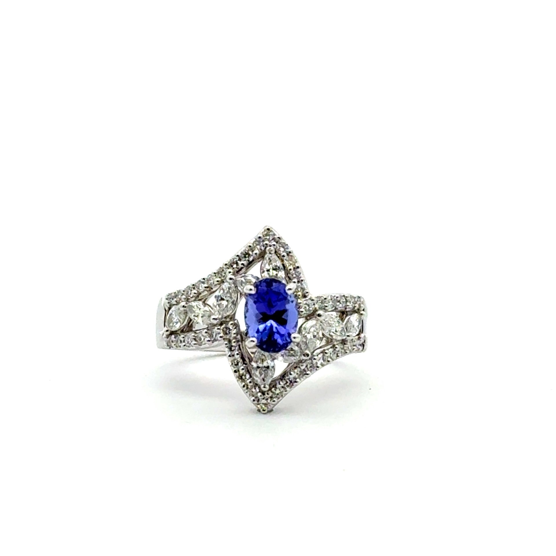 18 Karat White Semi-Mounting