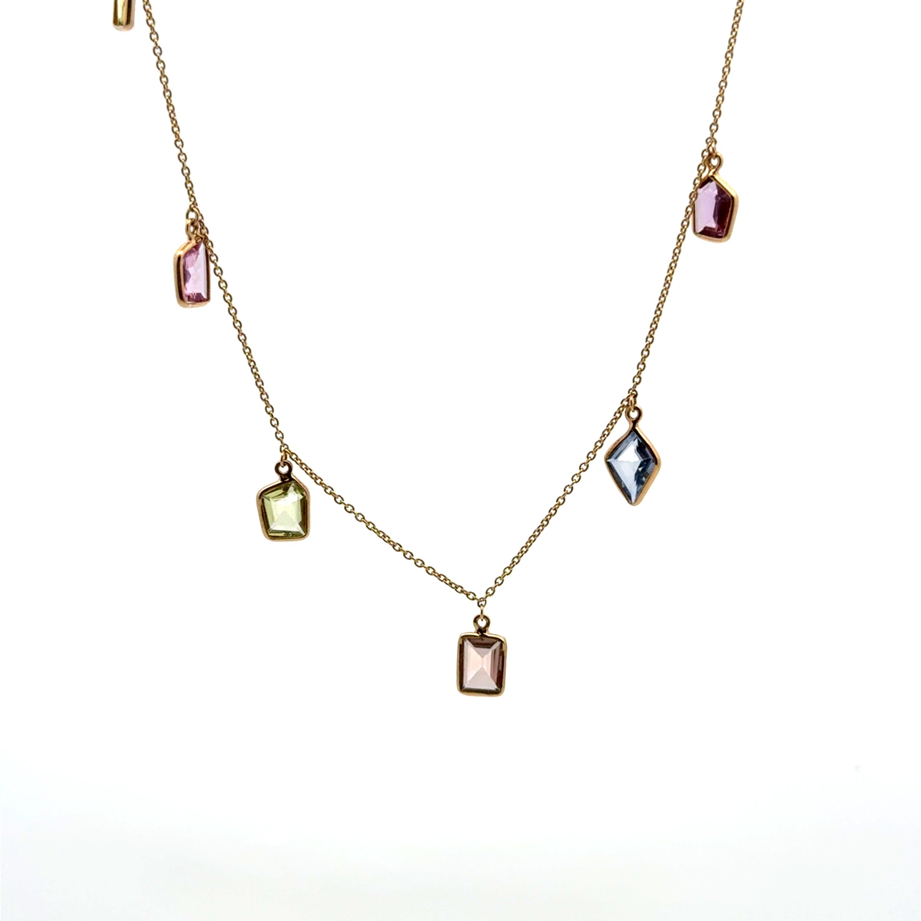 Colored Stone Necklace