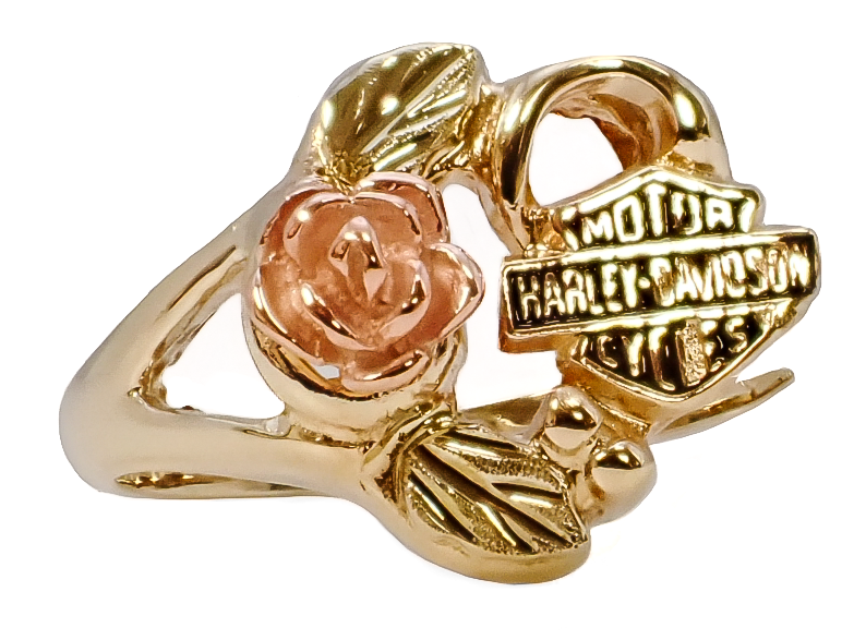 BLACK HILLS GOLD HARLEY DAVIDSON RING
